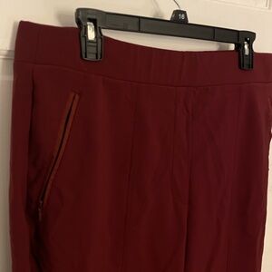 Lane Bryant Burgundy Pants